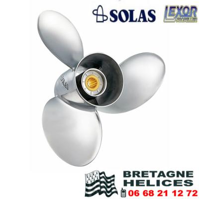 HELICE INOX SUZUKI 3P 15 X 21 LH  SOLAS 4572-150-21