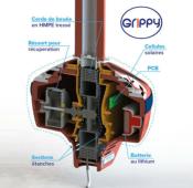 BOUÉE D’ANCRE AUTOMATIQUE GRIPPY HEAVY AVEC 20M DE CORDE