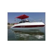 ROLL BAR POUR BATEAU AVEC TAUD DE SOLEIL FRONT SUPERIOR HAUTEUR 130 CM