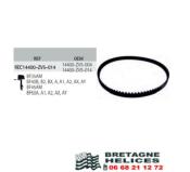 COURROIE DE DISTRIBUTION RECMAR HONDA 14400-ZV5-004, 14400-ZV5-014