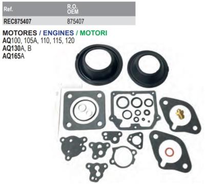 KIT CARBURATEUR RECMAR VOLVO OEM 875407