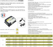 CHARGEUR DE BATTERIE YPOWER 12V 16A 3 SORTIE YPO12-16ST