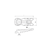 ANODE ZINC DERIVE YAMAHA Z DRIVE OEM 6T5-45371-00