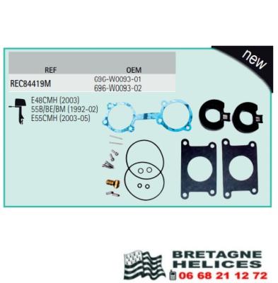 KIT CARBURATEUR YAMAHA OEM 696-W0093-00, 696-W0093-01, 696-W0093-02