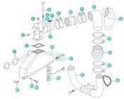 TUBE D ECHAPPEMENT VOLVO OEM 3863443