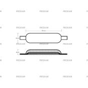 ANODE MAGNESIUM A SOUDER 300x80x40MM 1,5KG