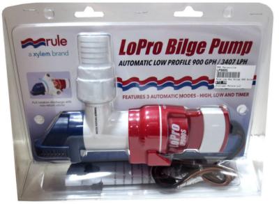Pompe de cale Rule Lopro LP900S immergeable Automatique 12V 3400L/h