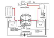 MINI RELAIS AUTO DE CHARGE 65A 12/24V BLUE SEA 7601