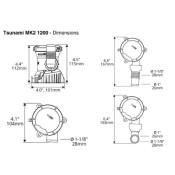 Pompe de cale Tsunami MK2 T1200 - 12V ATTWOOD 5612B-1