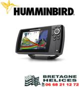 SONDEUR GPS COULEUR HUMMINBIRD HELIX 7G4N CHIRP DS AVEC SONDE TABLEAU ARRIERE + T°