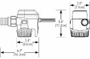 POMPE DE CALE AUTOMATIQUE RULE MATE 800B 12V 3028L/H