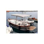 ROLL BAR POUR BATEAU AVEC TAUD DE SOLEIL SUPERIOR AVANT ET ARRIÈRE HAUTEUR 130CM