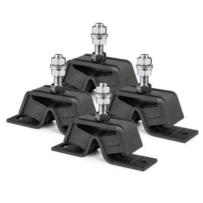 LOT DE 4 SUPPORTS ADAPTABLE 150 - 200 YANMAR 4JH-E, 4JH-TE, 4JH-HTE, 4JH-DTE, 4JH2, 4JH2E, 4JH2TE, 4JH2BE, 4JH2TBE, 4JH2HTE, 4JH2DTE, 4JH2UTBE, 4JH2UTE, 4JH3E, 4JH4, 4JH4-E, 4JH4-AE, 4JH5E, 4JH45, 4JH