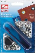 KIT OEILLET ARGENT 5MM 40 PIECES PRYM 542410