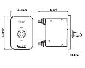 Interrupteur/disjoncteur hydromagnétique 60A QUICK FDWCB0600000A00