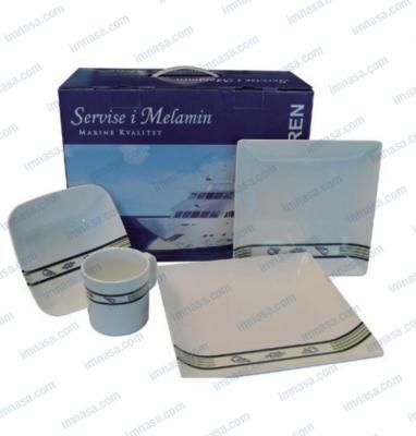 SERVICE COMPLET VAISSSELLES EN  MELAMINE 16 PIECES