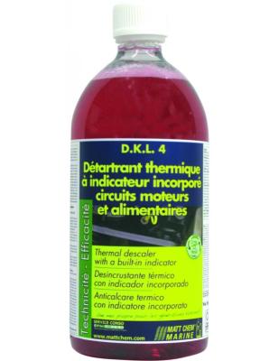 D.K.L.4 DETARTRANT THERMIQUE A INDICATEUR INCORPORE 1L MATT CHEM 662M