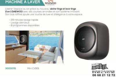 Machine A Laver Et Seche Linge Daewo Mini Cv901