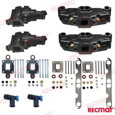 KIT ECHAPPEMENT MCM 1983-2002 GM305/350/377 V8 DRY JOINT COUDE 17CM