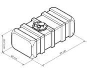 RESERVOIR 84L - 950x280x400MM SE2034