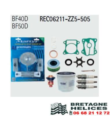 KIT REVISION POUR MOTEUR HONDA BF40D, BF50D OEM 06211-ZZ5-505