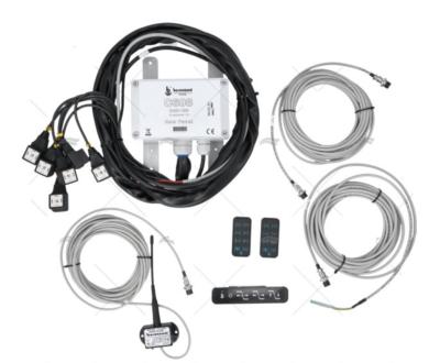 KIT ÉLECTRIQUE C608 RADIO BOÎTIER DE BOUTONS NOIR BESENZONI 7FF99296.51.1 + 6HR99284