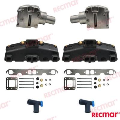 KIT ECHAPPEMENT MCM 1983-2002 GM305/350/377 V8 WET JOINT + REHAUSSE 3"