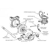 Couvercle et valves pour pompe MK5 Universel WHALE AS0512