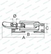 FERMETURE 95 MM INOX 316 TOP QUALITE