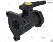 VANNE BOISSEAU 1" 1/2 AVEC PLATINE FORESPAR