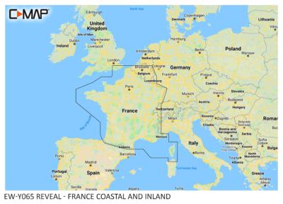 C-MAP Reveal - France Coastal and Inland M-EW-Y065-MS