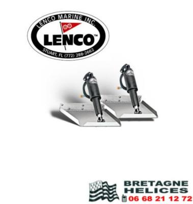 KIT FLAPS LENCO EDGE MOUNT COMPLET 12V SANS CONTACTEUR TT12X12ENS (305X305MM)