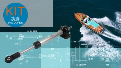 DIRECTION HYDRAULIQUE LECOMBLE ET SCHMITT LS 50 BATEAU MOTEUR