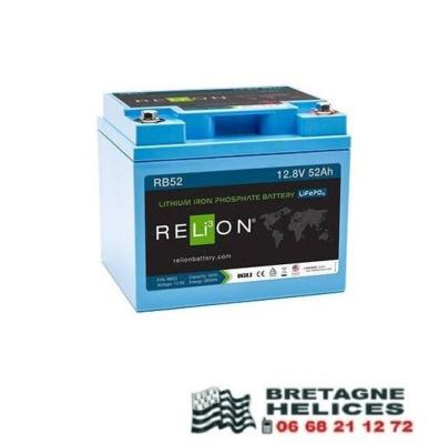 Batterie RELiON 12.8V 52Ah 4SC LiFePO4