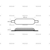 ANODE MAGNESIUM A SOUDER 400x152x33MM 4kg
