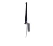 Antenne BANTEN RRG VHF voilier -2dB caoutchouc noir 15cm 25m de câble équerre inox