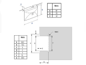 LOQUET DE PORTE D'ACCES NOIR SOUTHCO MG-01-110-50