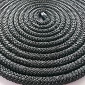 Bosse amarrage 8 torons noir boucle Ø 18 x 15m