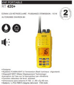 VHF PORTABLE FLOTTANTE NAVICOM RT420 +