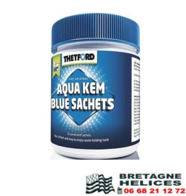Additif Aqua Kem bleu (15 sachets hydrosolubles)