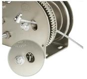 TREUIL MANUEL GOLIATH 25N3F 3 VITESSE AVEC FREIN - 2700 KG AVEC CABLE TREUIL ACIER 12M D8MM