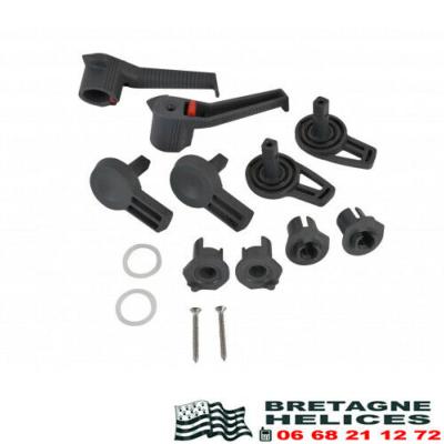 KIT POIGNEES DROITE ET GAUCHE POUR PANNEAU LEWMAR OEM 361680990