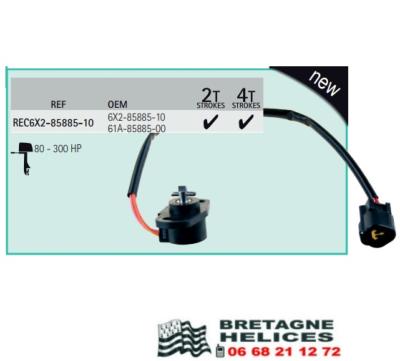 CAPTEUR ACCELERATEUR TS YAMAHA OEM 61A-85885-00, 6X2-85885-10