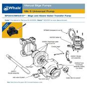 Pompe de cale manuelle MK5 Universel WHALE BP0510