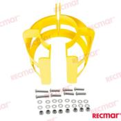 PROTECTION HELICE JAUNE 9" POUR MOTEUR 9.9 A 20CV