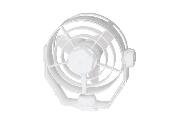 VENTILATEUR PVC 2 VITESSES BLANC 12V HELLA MARINE TURBO