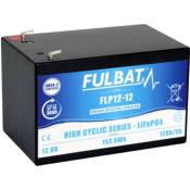 Pack lithium équipement  BATTERIE FULBAT 12A + chargeur VICTRON BLUESMART IP65 
