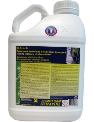 D.K.L.4 DETARTRANT THERMIQUE A INDICATEUR INCORPORE BIDON 5L MATT CHEM 662M.5