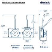 Pompe de cale manuelle MK5 Universel WHALE BP0510