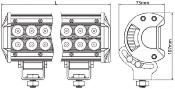 PROJECTEUR 36 LED 108W 7560 LUMENS